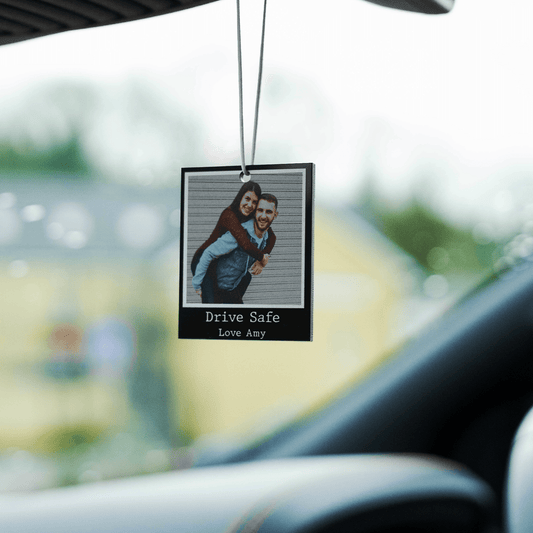 Personalised Black Car Polaroid - So Bespoke Gifts