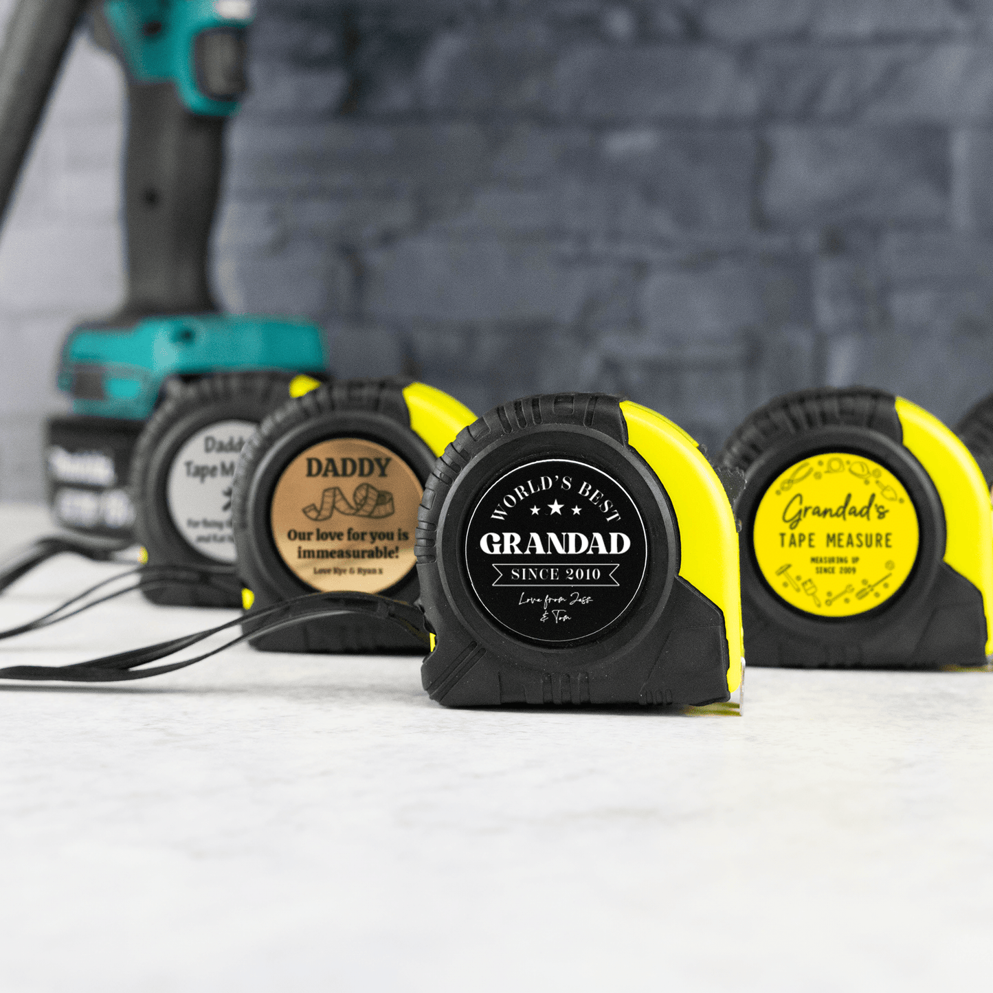 Personalised Engraved Fathers Day Tape Measure - So Bespoke Gifts