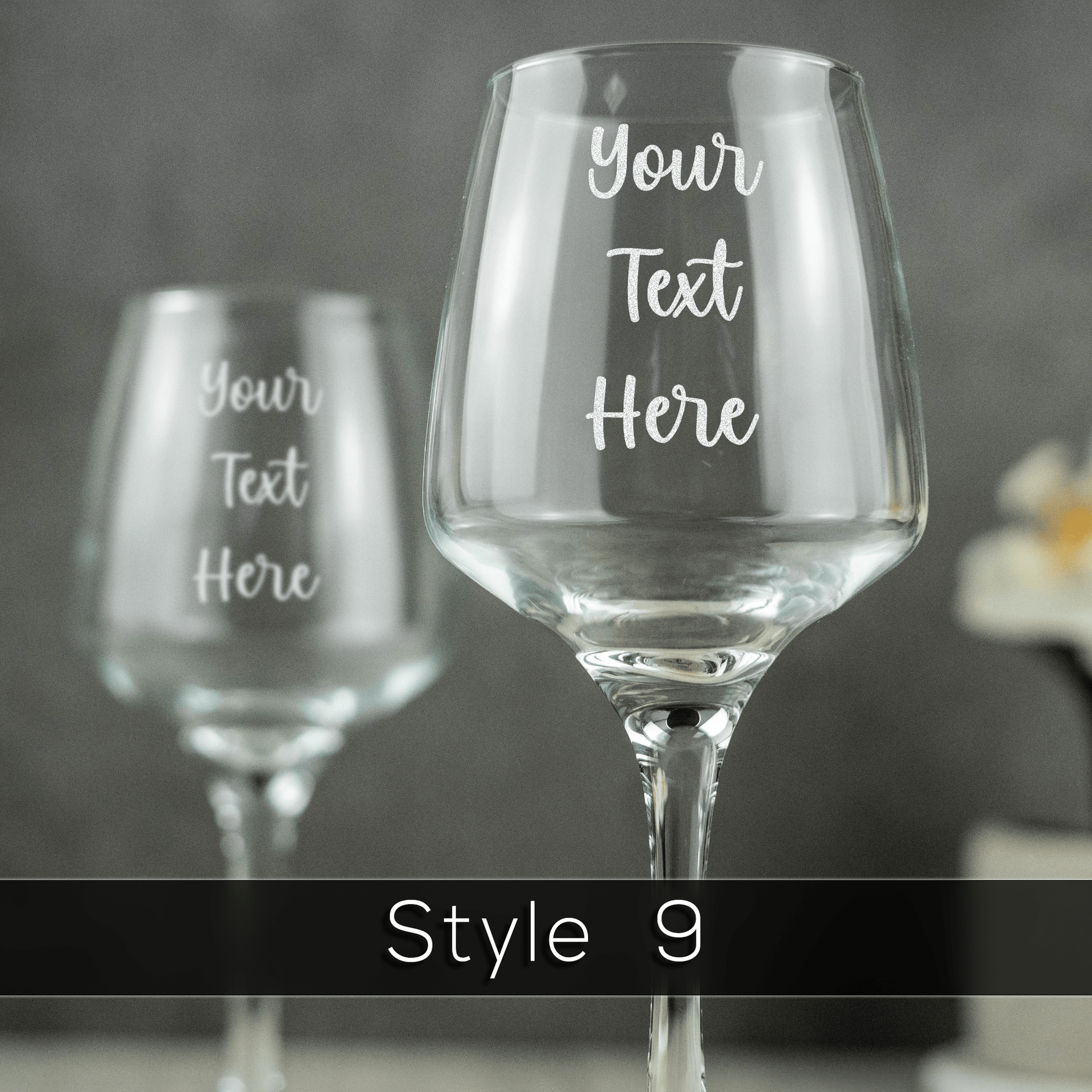 Personalised Engraved White Wine Glass (Small) - So Bespoke Gifts