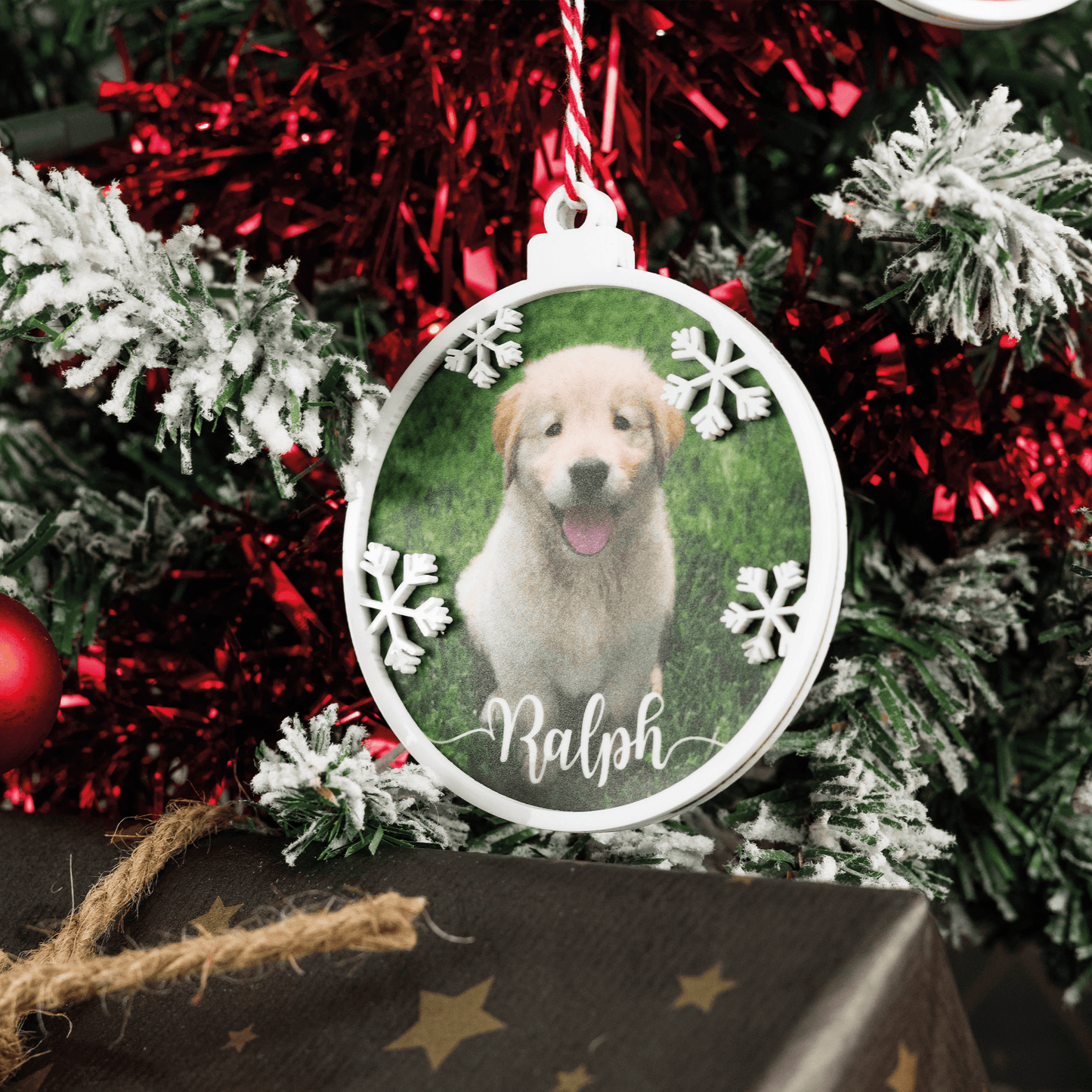 Personalised Printed 3D Photo Bauble - So Bespoke Gifts