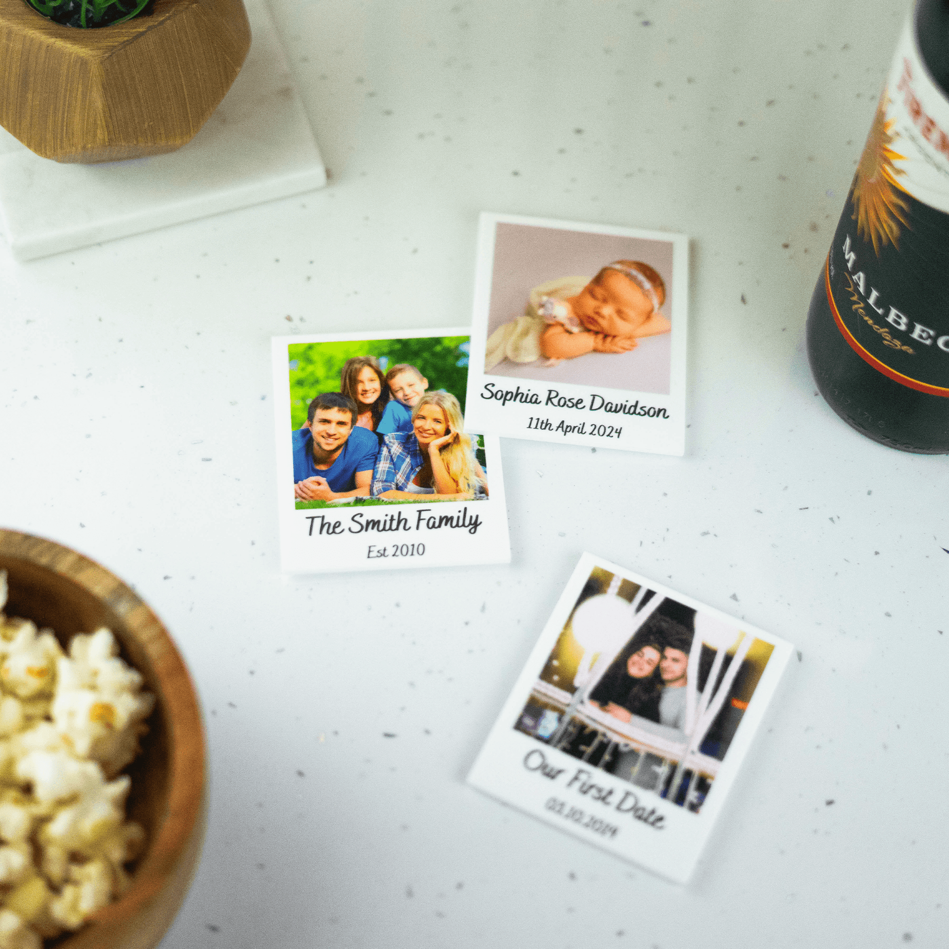 Personalised Printed Fridge Magnet Polaroid - So Bespoke Gifts