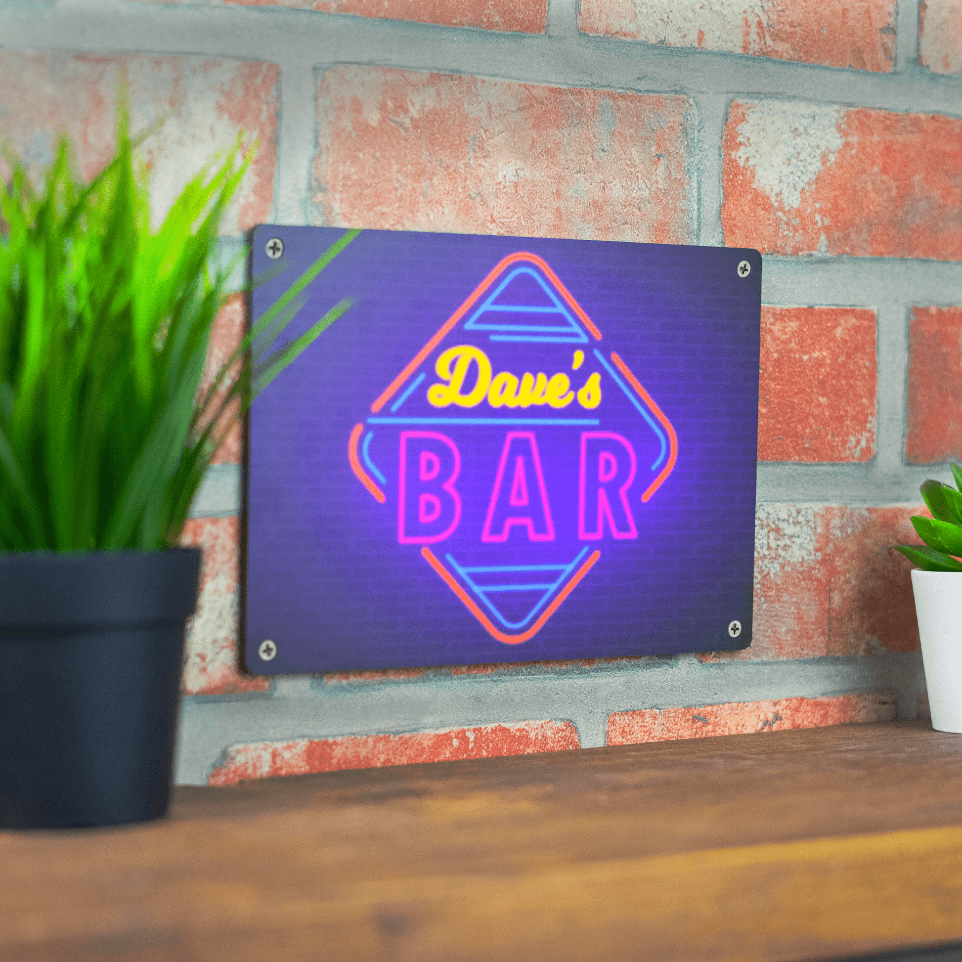 Personalised Printed Neon Bar Signs - So Bespoke Gifts