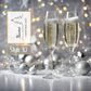 Personalised Engraved Christmas Champagne Flute
