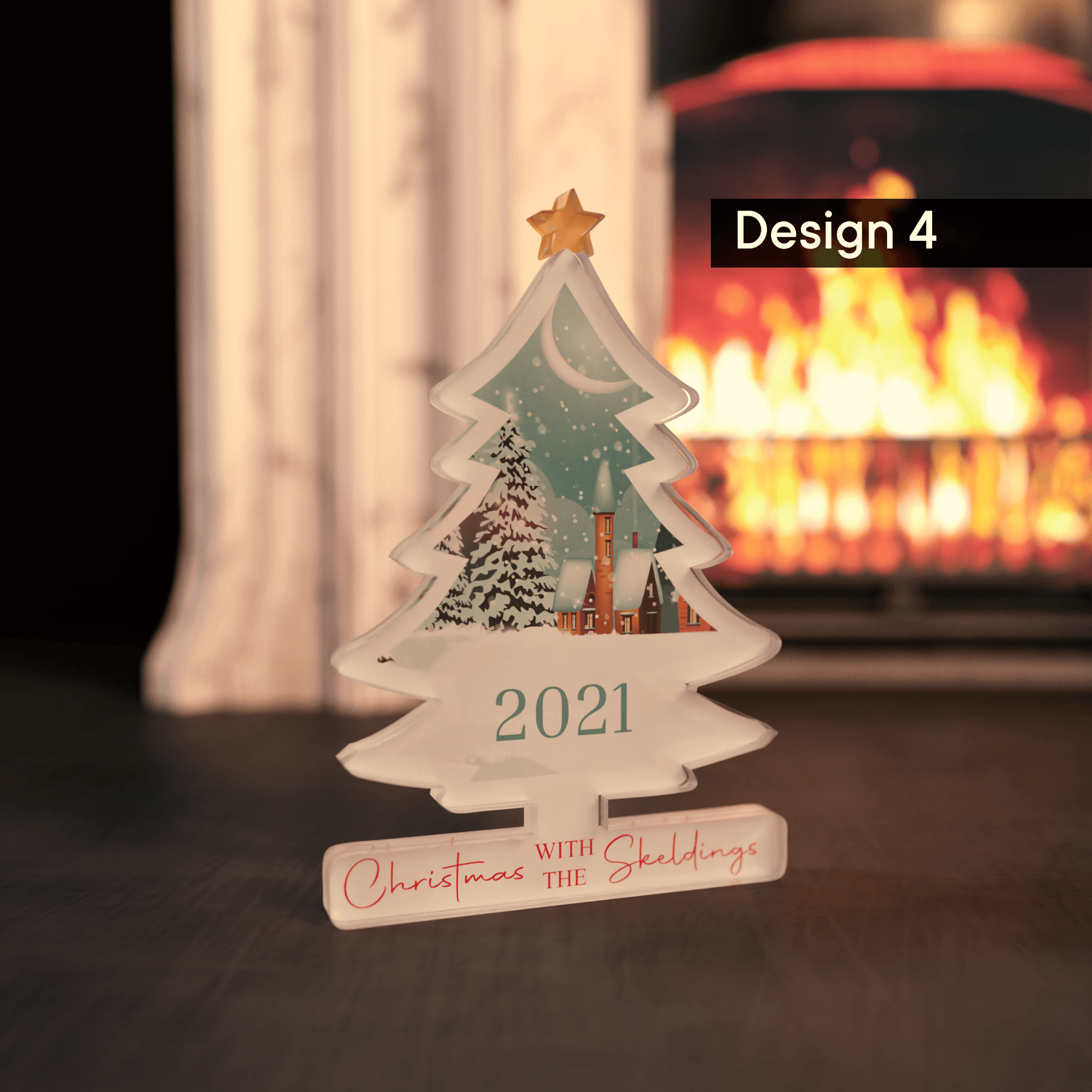 Personalised Acrylic Christmas Tree Ornament - So Bespoke Gifts