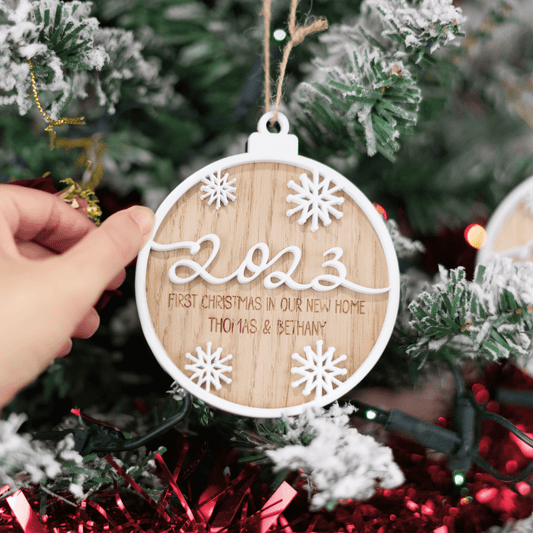 Personalised Engraved 3D Bauble - So Bespoke Gifts