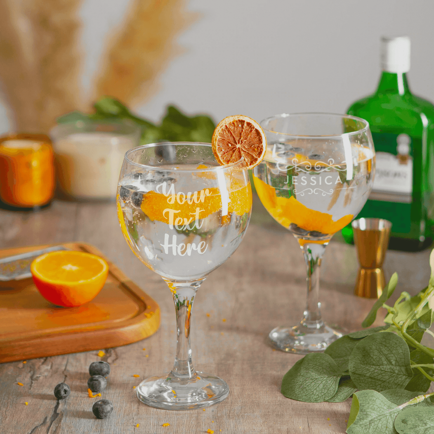 Personalised Engraved Gin Glass - So Bespoke Gifts