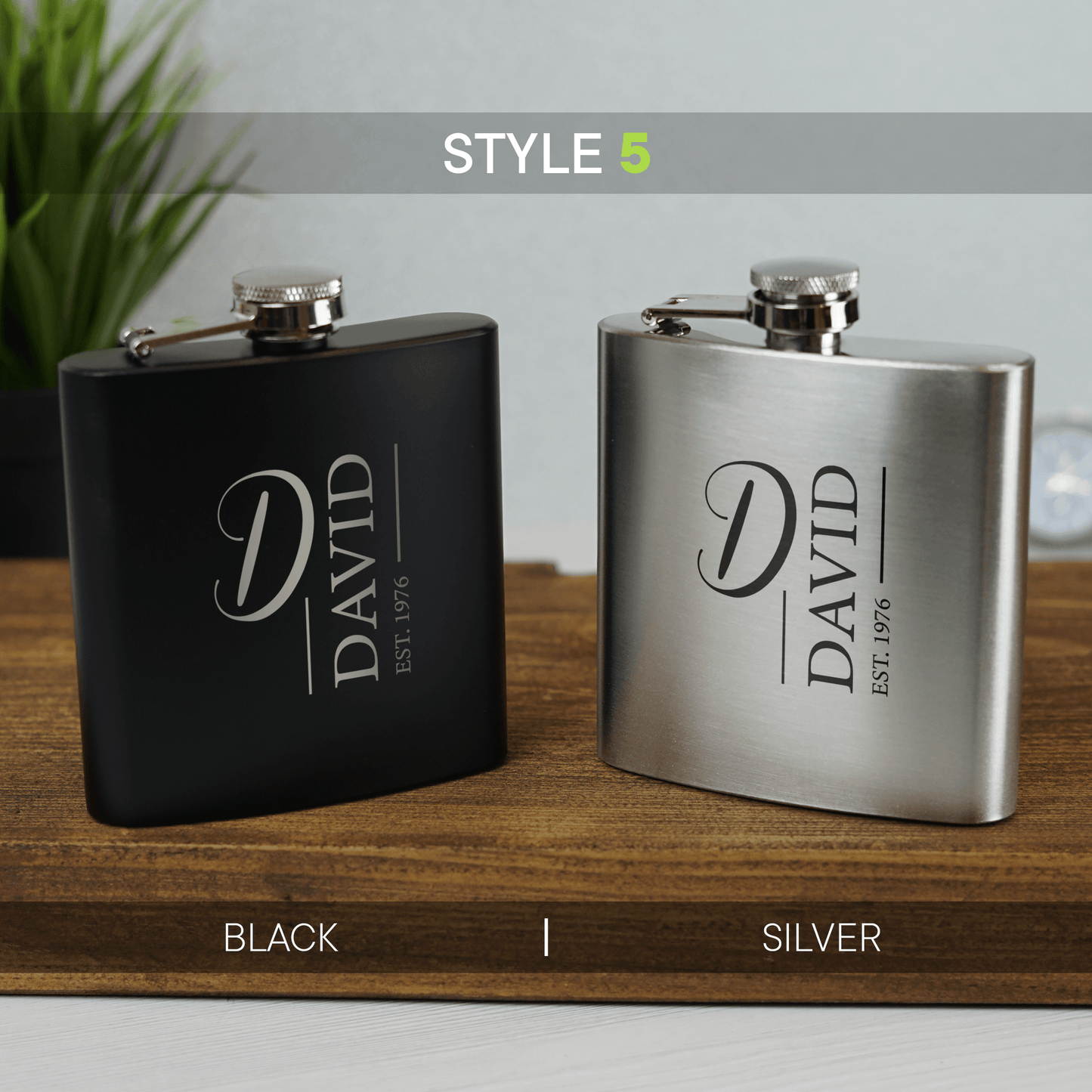 Personalised Engraved Hip Flask - So Bespoke Gifts