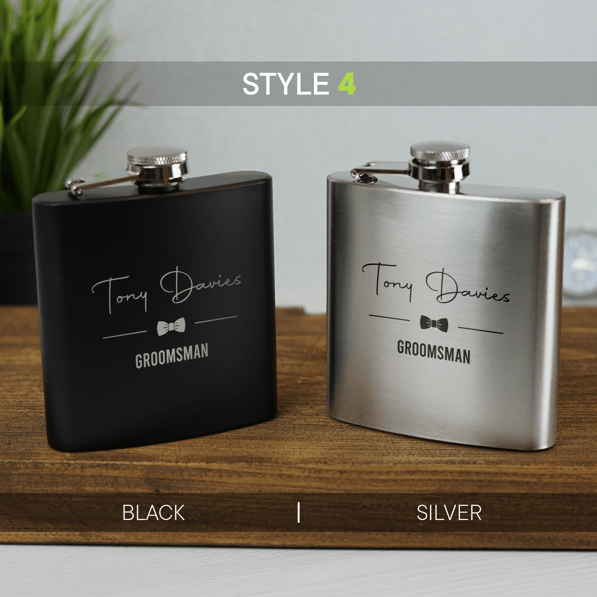 Personalised Engraved Hip Flask - So Bespoke Gifts