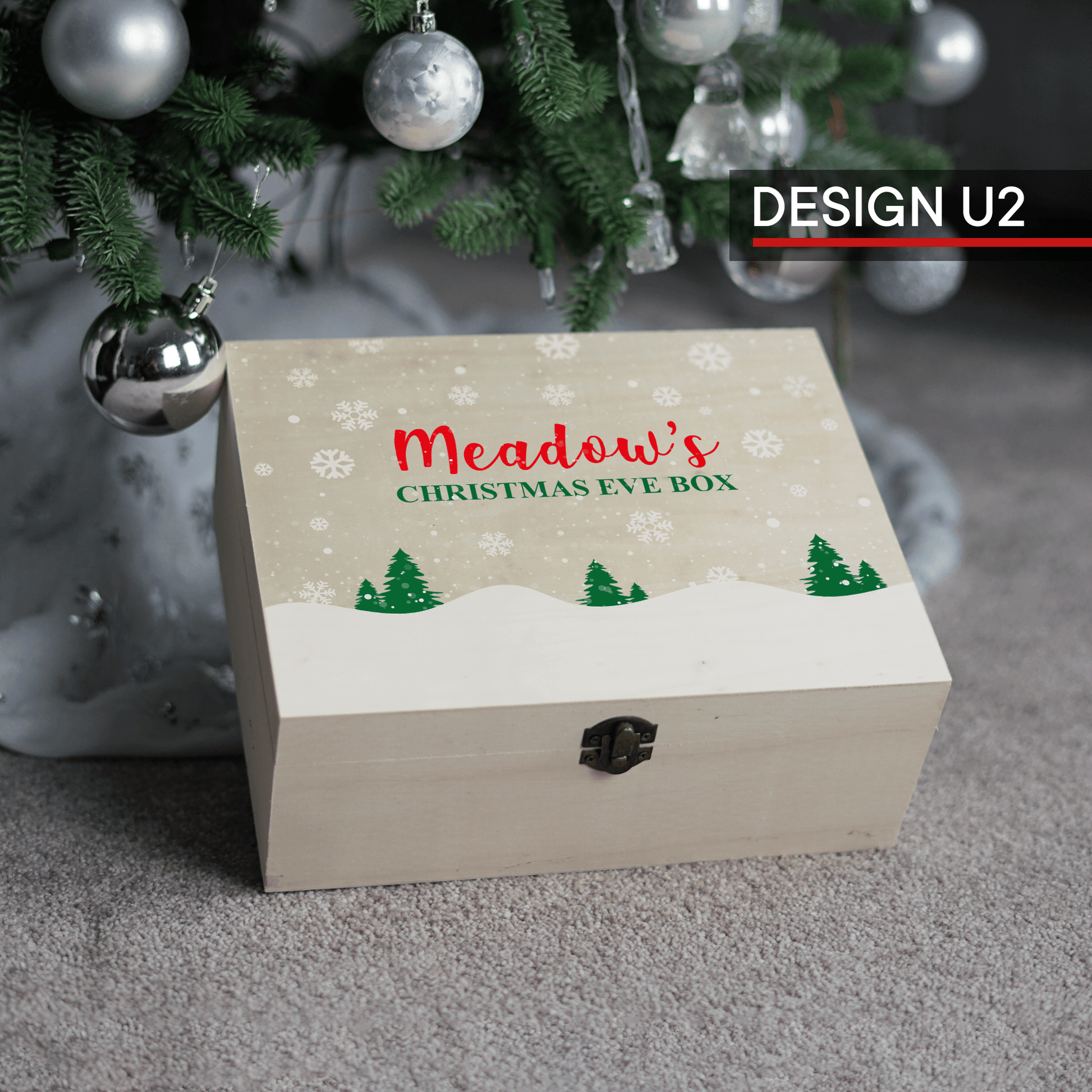 Personalised Printed Christmas Eve Crate - So Bespoke Gifts