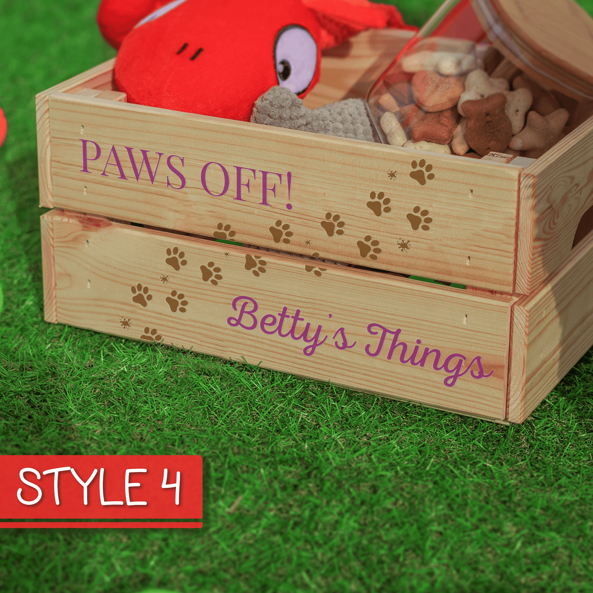 Personalised Printed Dog Crate - So Bespoke Gifts