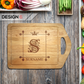 Personalised Engraved Handle Chopping Board